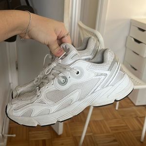 Adidas white sneakers